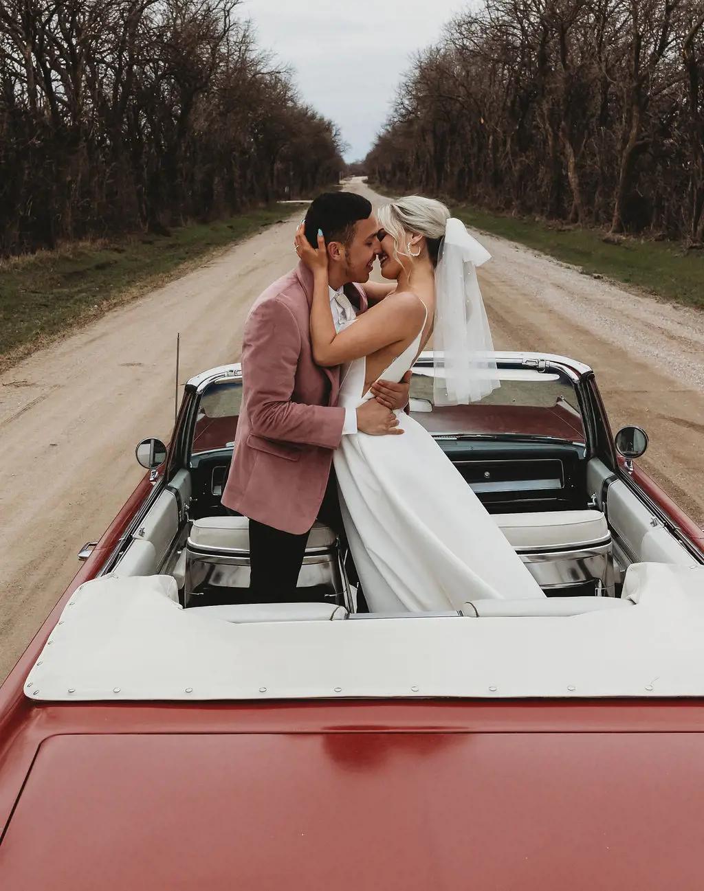Roadtrip Elopement Styled Shoot ft. Bridal Bows + A Sexy Slit! Image