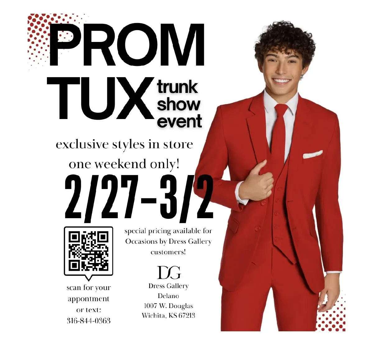 Prom Tux Trunk Show Event