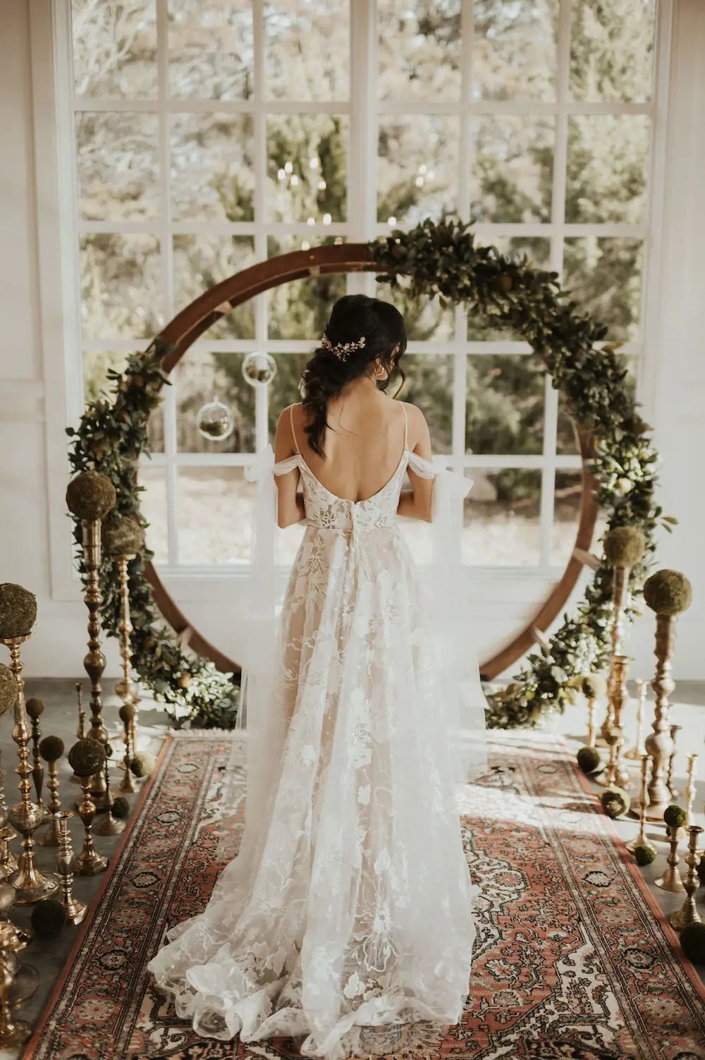 Models wearing a Bridal dresses