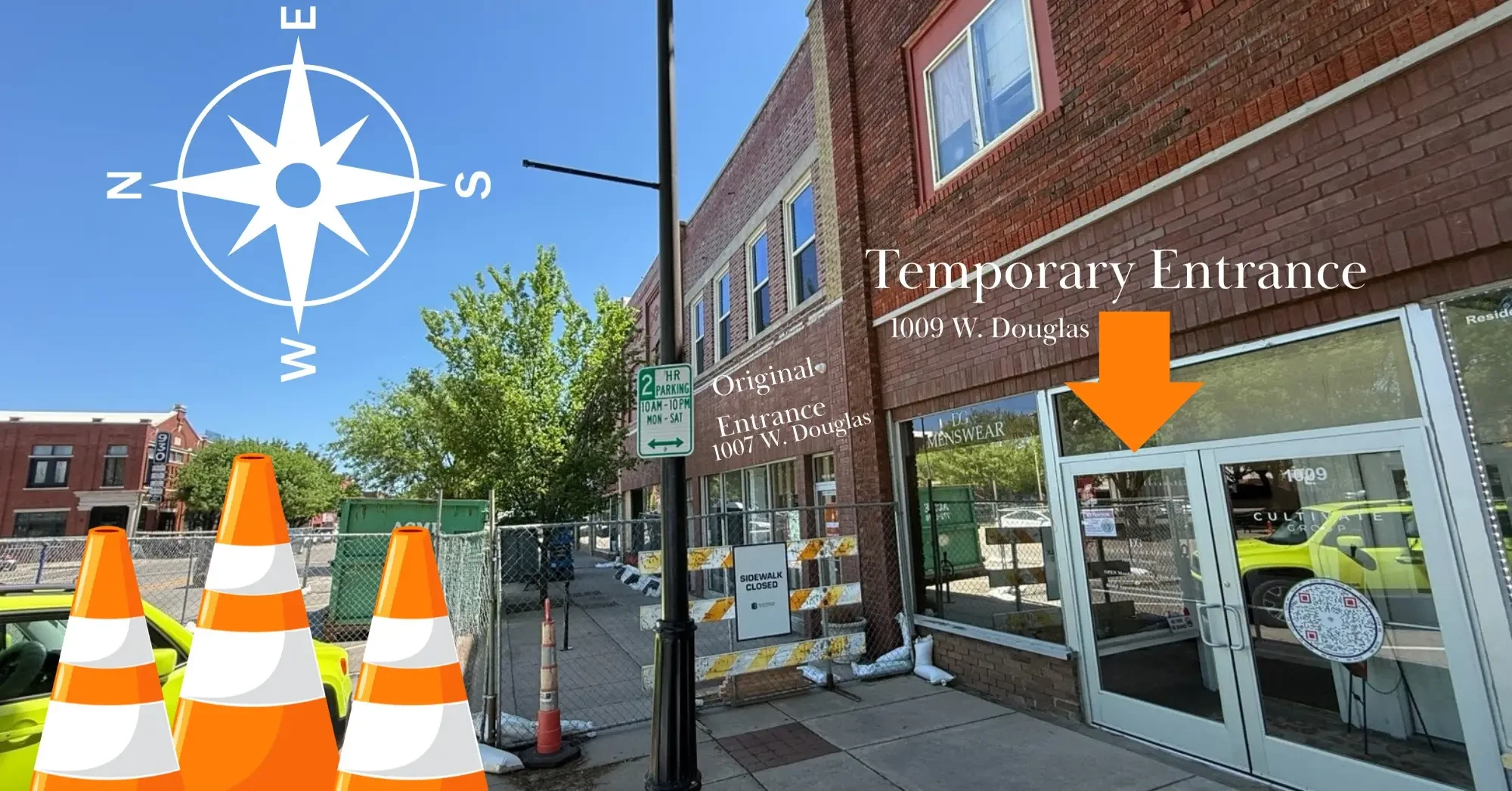 Temporary Entrance Information