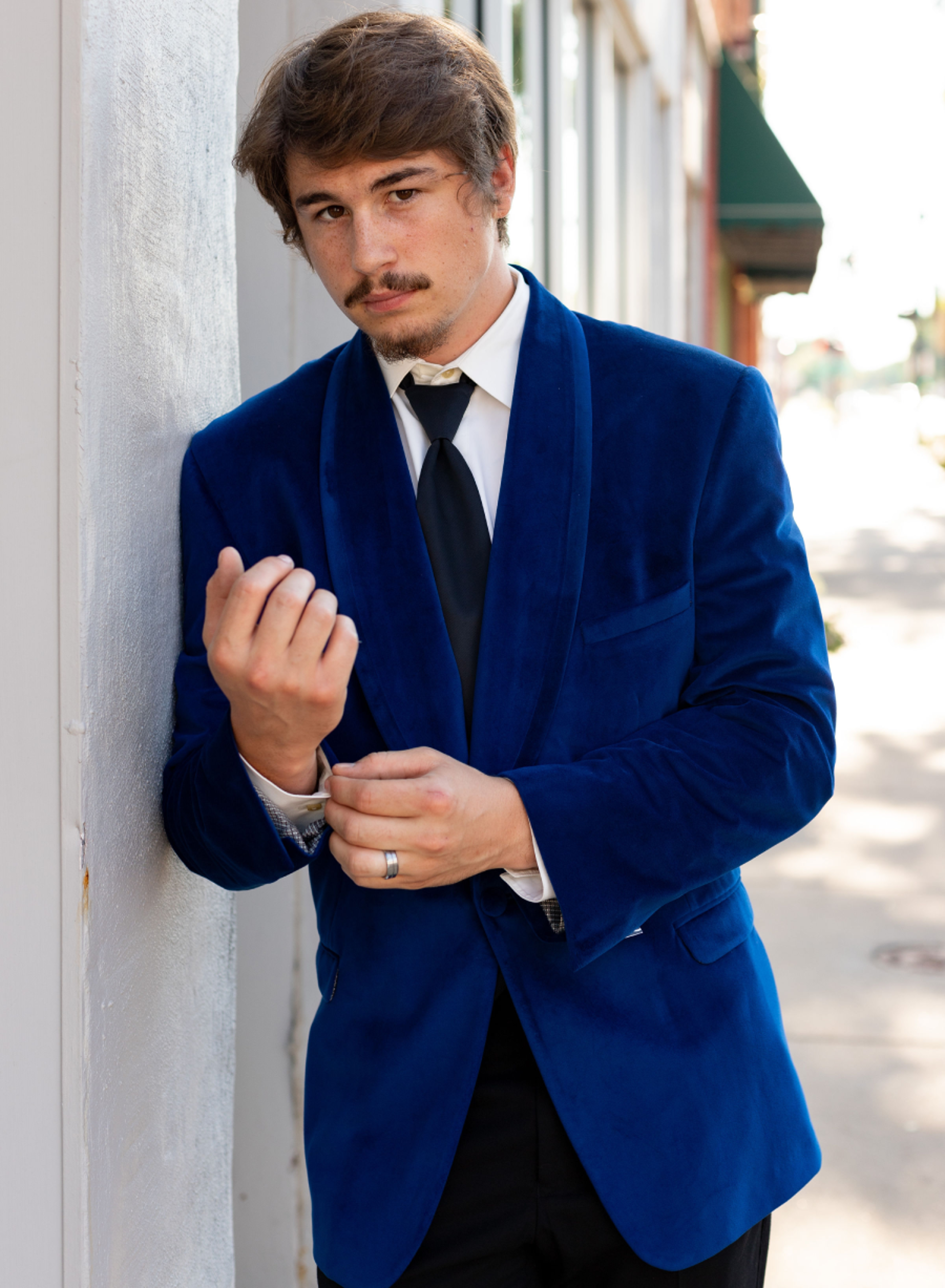 Allure Sapphire Velvet Jacket