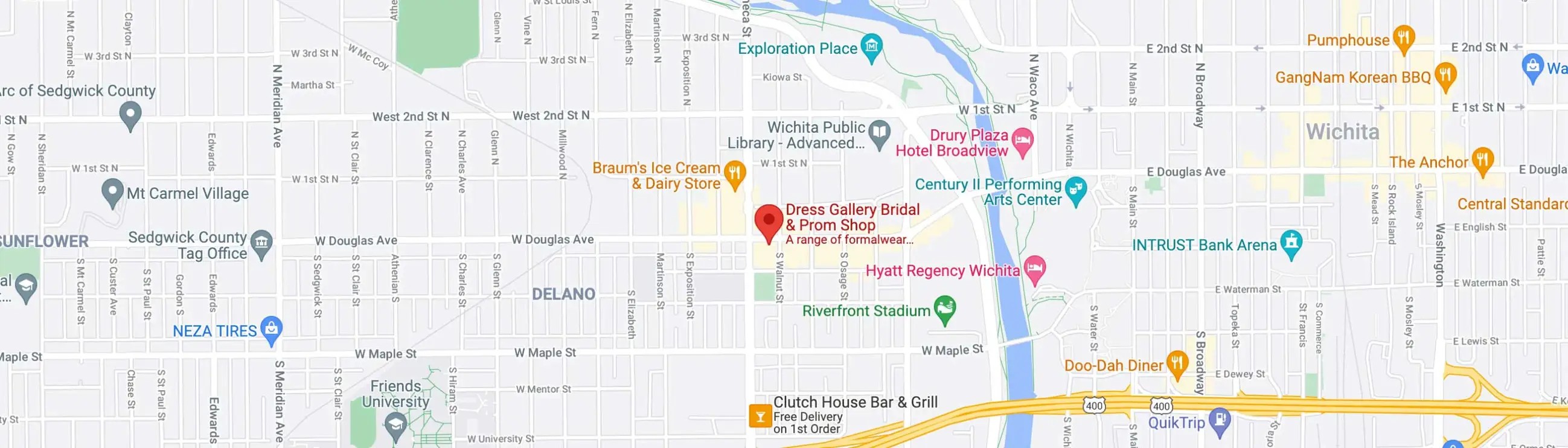 Dress Gallery location