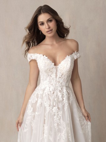 Allure Bridals Style #9861 #1 Mocha/Ivory/Champagne/Nude thumbnail