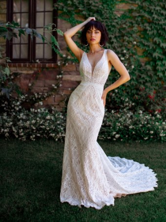 Allure Bridals Style #F243 McKenna #0 default Nude/Mocha/Ivory/Champagne/Nude thumbnail