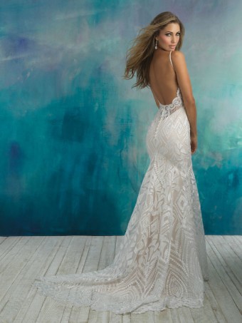 Allure Bridals Style #9508 #1 Ivory/Champagne/Nude thumbnail