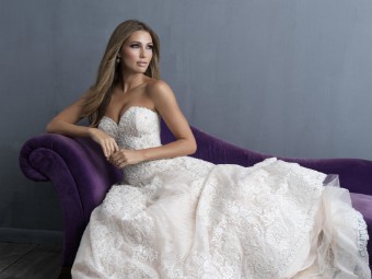 Allure Bridals Style #C481 #1 default Champagne/Ivory/Nude/Silver thumbnail