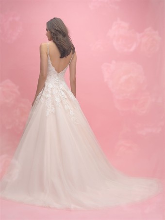 Allure Bridals Style #3053 #1 Baby Pink/Ivory/Silver thumbnail