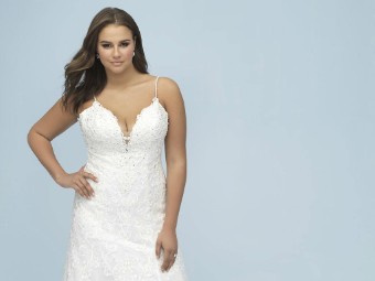 Allure Bridals Style #9605 #4 default Ivory/Rose thumbnail