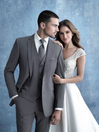Allure Bridals Style #9710 #2 Diamond White/Nude/Silver thumbnail