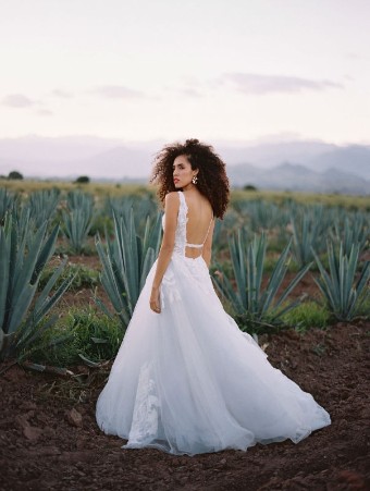 Allure Bridals Style #F142 - Adara #1 Platinum/Ivory thumbnail