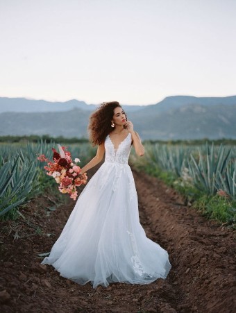 Allure Bridals Style #F142 - Adara #0 default Platinum/Ivory thumbnail