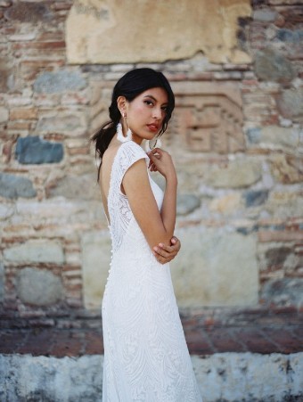 Allure Bridals Style #F143 - Faye #2 Sand/Ivory/Champagne thumbnail