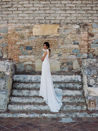 Allure Bridals Style #F143 - Faye #1 Sand/Ivory/Champagne thumbnail