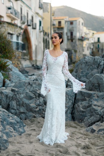 Allure Bridals Style #F207 Gabrielle #3 Almond/Sand/Champagne/Ivory thumbnail