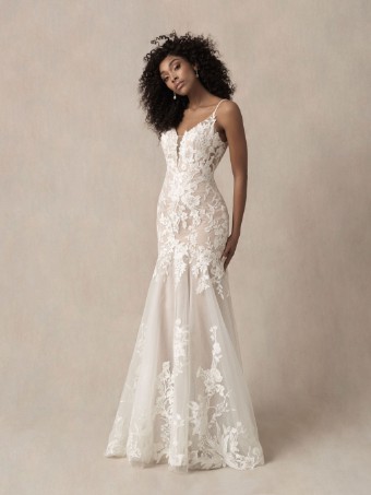 Allure Bridals Style #9851 #0 default Mocha/Ivory/Nude/Silver thumbnail