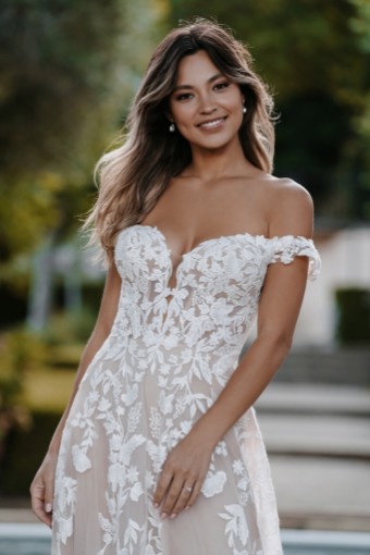 Allure Bridals Style #3508L #1 Mocha/Ivory/Nude thumbnail