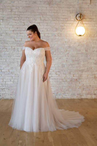 Stella York Style #7509CR #4 Ivory thumbnail