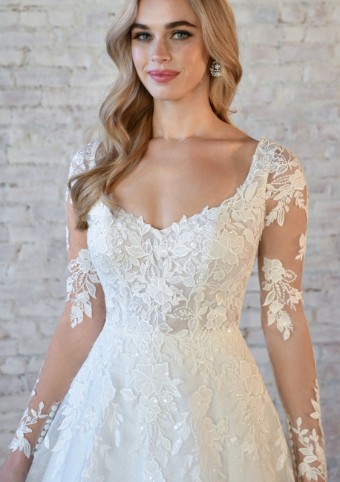Stella York Style #7546LS #2 Ivory thumbnail