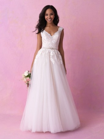 Allure Bridals Style #3169 #0 default Ivory/Silver thumbnail