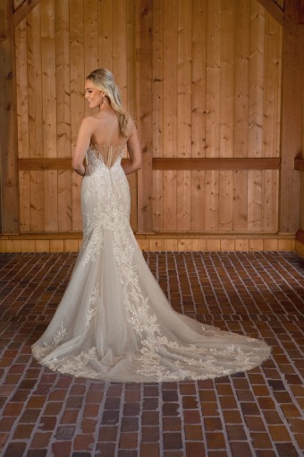 Essense of Australia Style #D3647 #1 default (IVIV-IV) Ivory Lace & Tulle over Ivory Gown w Ivory Tulle Illusion thumbnail
