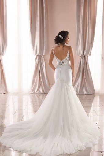 Stella York Style #6883 #1 default (IV-PL) Ivory Gown with Porcelain Tulle Illusion thumbnail