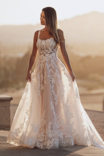 Allure Bridals Style #A1108L #0 default Rose/Lavender/Ivory/Nude thumbnail