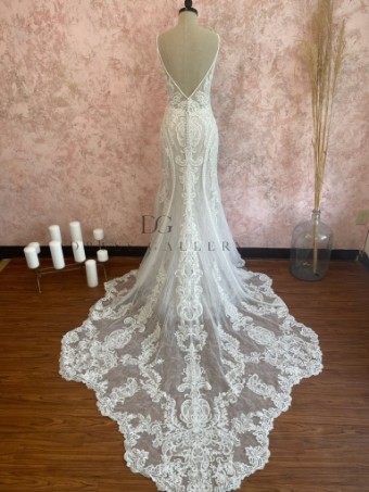 Opal and Lace Style #Gretel #1 default Ivory/Dark Champagne thumbnail