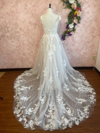 Ethereal bridal Style #Poppy #1 Ivory/Sand/Nude thumbnail