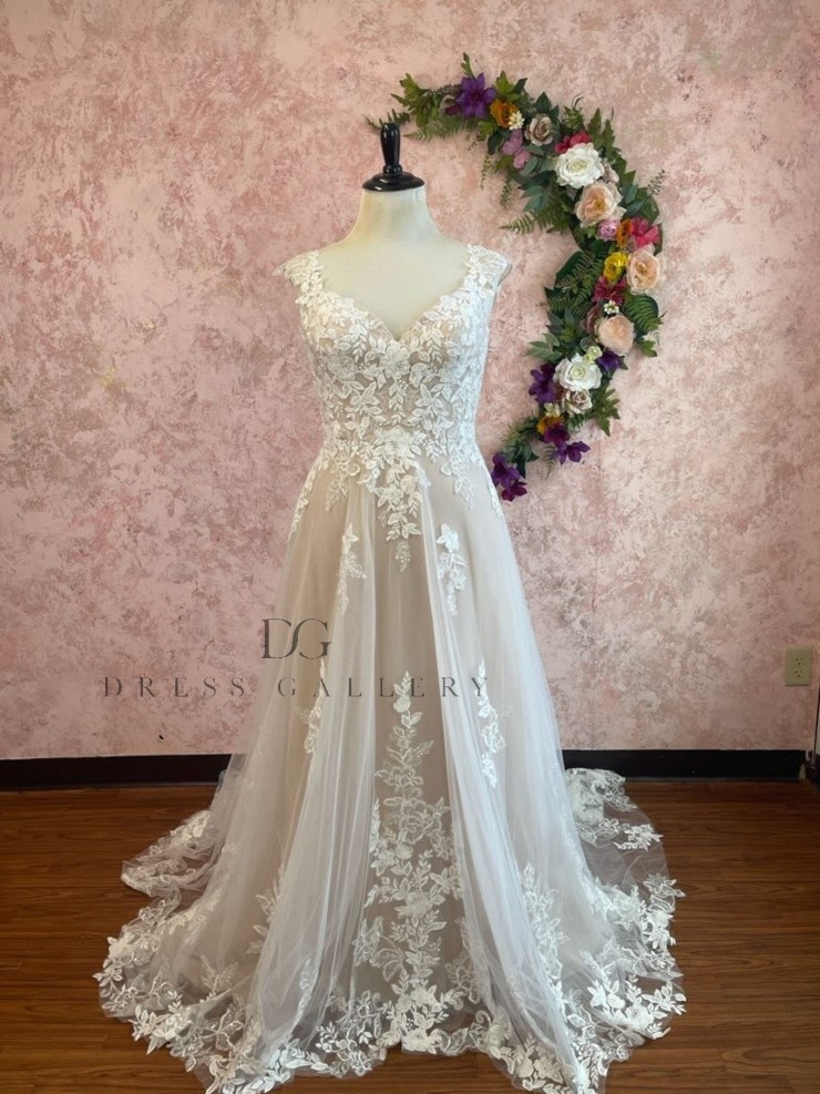 lace and crystal wedding dresses OSTTY