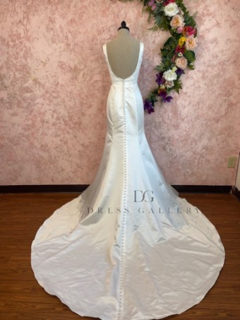 Ethereal bridal Style #Bristol #1 default Ivory Stretched Satin thumbnail