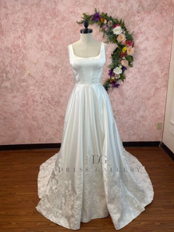 Ethereal bridal Style #Emmie #0 default Ivory Satin thumbnail