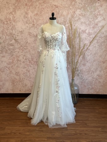 Opal and Lace Style #Jonnie #0 default Floral/Ivory thumbnail