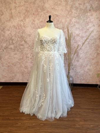 Opal and Lace Style #Jonnie #2 Ivory/Cashmere thumbnail