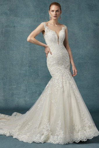 Maggie Sottero  Style #Constance #0 default Ivory/Blush/Pewter thumbnail