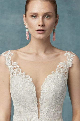 Maggie Sottero  Style #Constance #2 Ivory/Blush/Pewter thumbnail