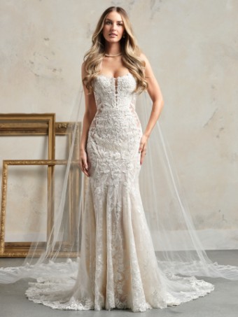 Maggie Sottero  Style #ADMINA #0 default Ivory over Blush (gown with Natural Illusion) thumbnail