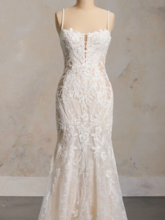 Maggie Sottero  Style #ADMINA #3 Ivory over Blush (gown with Natural Illusion) thumbnail