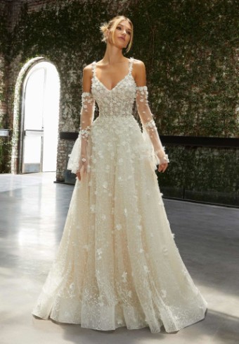 Morilee Style #1204 #0 default Ivory/Prosecco/Honey thumbnail