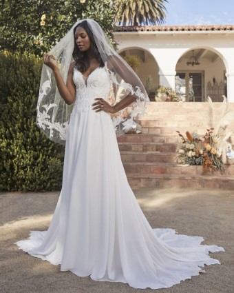 Casablanca Bridal Style #Tallulah #0 default Ivory/Nude/Ivory/Silver thumbnail