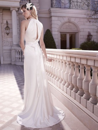 Casablanca Bridal Style #2128 #1 Ivory/Silver thumbnail