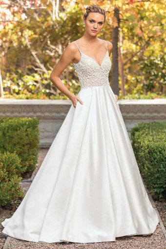 Casablanca Bridal Style #2347 #0 default Ivory/Silver thumbnail