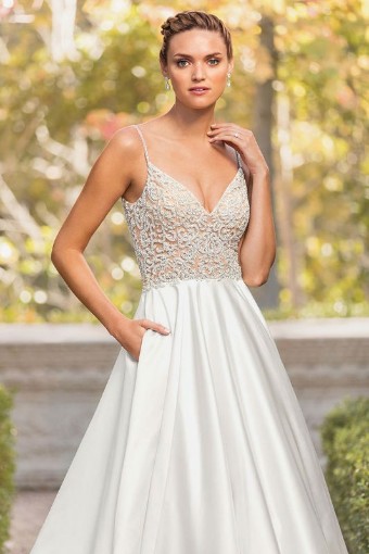 Casablanca Bridal Style #2347 #2 Ivory/Silver thumbnail