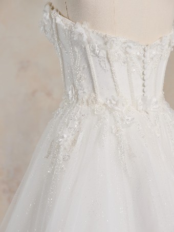 Maggie Sottero  Style #ATHLONE #11 Ivory/Silver Accent (gown with Ivory Illusion) thumbnail