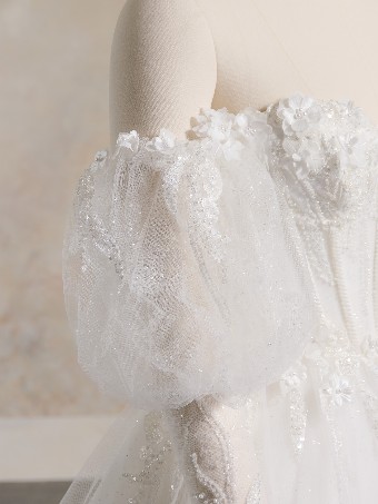 Maggie Sottero  Style #ATHLONE #7 Ivory/Silver Accent (gown with Ivory Illusion) thumbnail