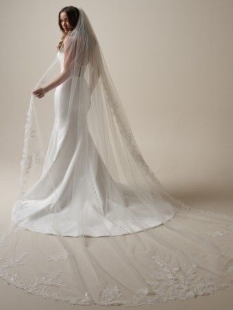 Maggie Sottero  Style #NESRINE #3 Ivory (gown with Natural Illusion) thumbnail
