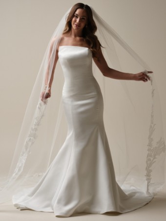 Maggie Sottero  Style #NESRINE #2 Ivory (gown with Natural Illusion) thumbnail