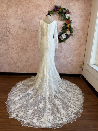 Ethereal bridal Style #Meryl #1 Ivory thumbnail