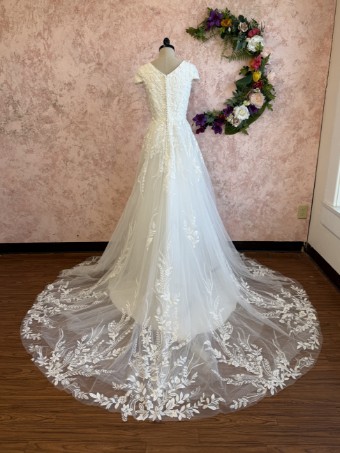 Ethereal bridal Style #Maple #1 Ivory thumbnail