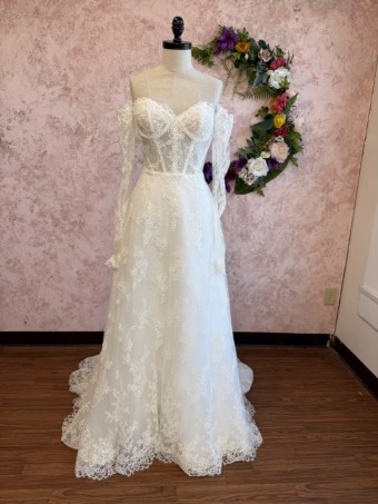 Ethereal bridal Style #Voyager #1 Ivory thumbnail
