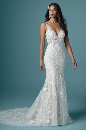 Maggie Sottero  Style #Greenley #0 default Ivory over Soft Nude (gown with Nude Illusion) Ivory (gown with Nude Illusion) thumbnail